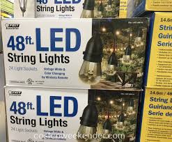 Feit Electric 48ft Led String Lights Costco Weekender