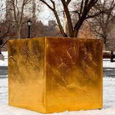huge gold cube worth rs 87 crore just
