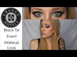 black tie event makeup look you