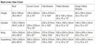Bedding Size Guide Uk Single Double