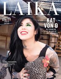 kat von d on the cover of laika
