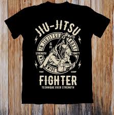 Jiu Jitsu Fighter Unisex T Shirt Casual Funny Free Shipping Unisex Tee Gift