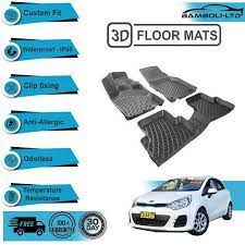 3d molded interior car floor mat for