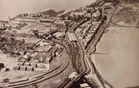 Colaba railway station and the yard ...