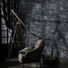 Wallpaper Roll Black Chalk Board