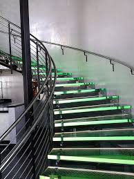 The first consideration when planning a stair design is space. Interior Exterior Custom Glass Stair Treads