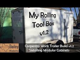 carpentry work trailer build 1 2