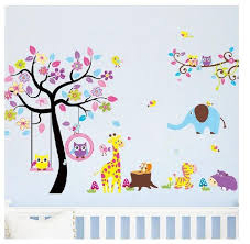 nursery removable wall sticker big tree