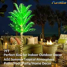 7ft Led Lighted Palm Trees For Outside