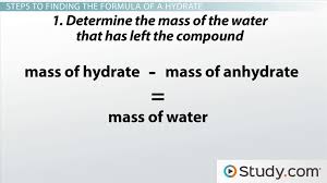 hydrates anhydrates definition