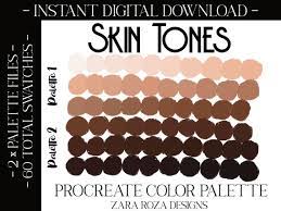 Skin Tones Procreate Color Palette