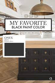 Black Kitchen Cabinet Paint Colors