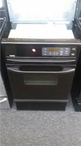 kenmore 24 black gas wall oven out of
