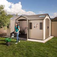 Lifetime Storage Shed 15 Ft X 8 Ft Browns Tans
