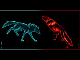 100 fire and ice wolf wallpapers