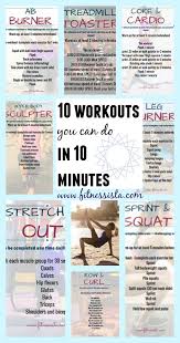 10 workouts you can do in 10 minutes