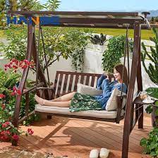 Rattan Weave Hanging Garden Swing Seat