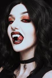 Image result for woman vampire eats man
