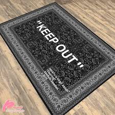 keep out street fashion rug cool home