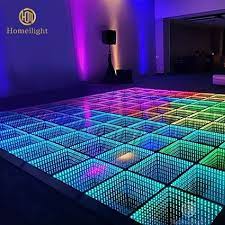 3d mirror abyss led dance floor for