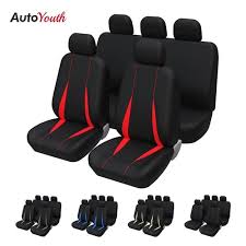 Car Seat And Headrest Covers Full Set