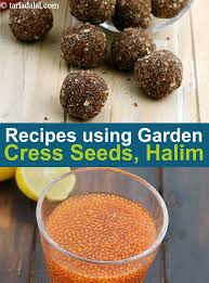 6 Garden Cress Seeds Recipes Halim