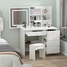 hitow makeup vanity table set with
