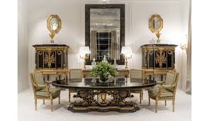 Golden Space And Lightning Dining Table
