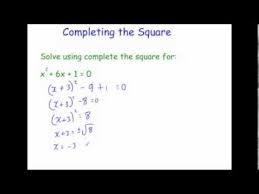 Completing The Square Corbettmaths