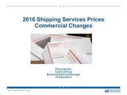 Usps Rethink Shipping 2016 Shipping Services Prices
