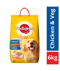 Pedigree Dry Dog Food Chicken Vegetables For Adult Dogs 6 Kg