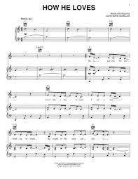 #1 source of ukulele chord diagrams. How He Loves By David Crowder Band Digital Sheet Music For Piano Vocal Guitar Download Print Hx 137942 Sheet Music Plus