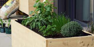 Raised Herb Container Garden