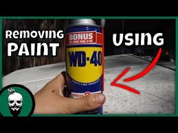 remove paint overspray with wd 40