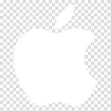 black n white apple logo transpa
