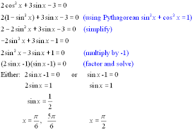 Trigonometric Equations More Methods