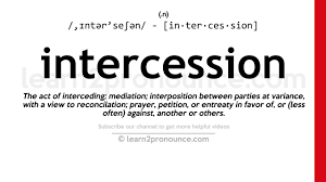 unciation of intercession