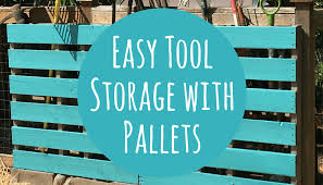 Simple Tool Rack From A Pallet