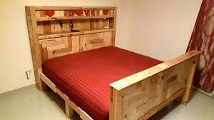 King Size Pallet Bed
