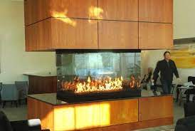 Glass Fireplace Natural Gas Fireplace