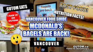 bagels are back at mcdonalds canada