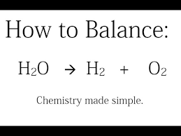 Balance H2o H2 O2 Decomposition