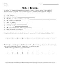 Timeline For Kids Template Free Printable Graphic Organizer