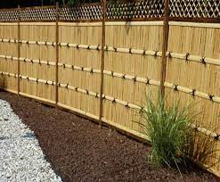 bamboo fence natural color sold in 6