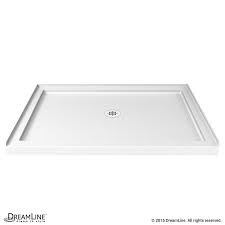 24 x 32 rectangular shower pan. Dreamline Slimline White 32 In W X 42 In L With Center Drain Acrylic Shower Base In The Shower Bases Department At Lowes Com