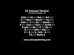 Chords For 54 Duncan Terrace Allan Holdsworth Backing Track