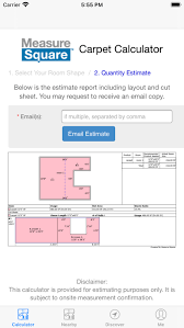 m2 carpet calculator for iphone app