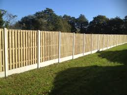 timber panels garden fencing for
