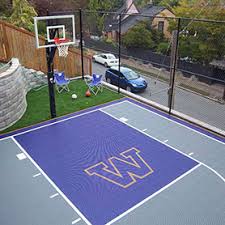 These are the fields and courts appeared in the backyard soccer, baseball, basketball, and football games. Custom Sized Gym Floors Basketball Court Flooring Residential Flooring Sport Court Washington
