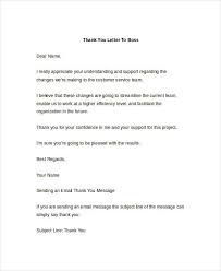7 thank you letter templates to boss